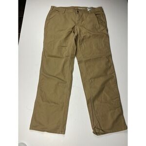 Carhartt Mens Original Fit Work Pants Size 18 Tall (38x33) Khaki Utility